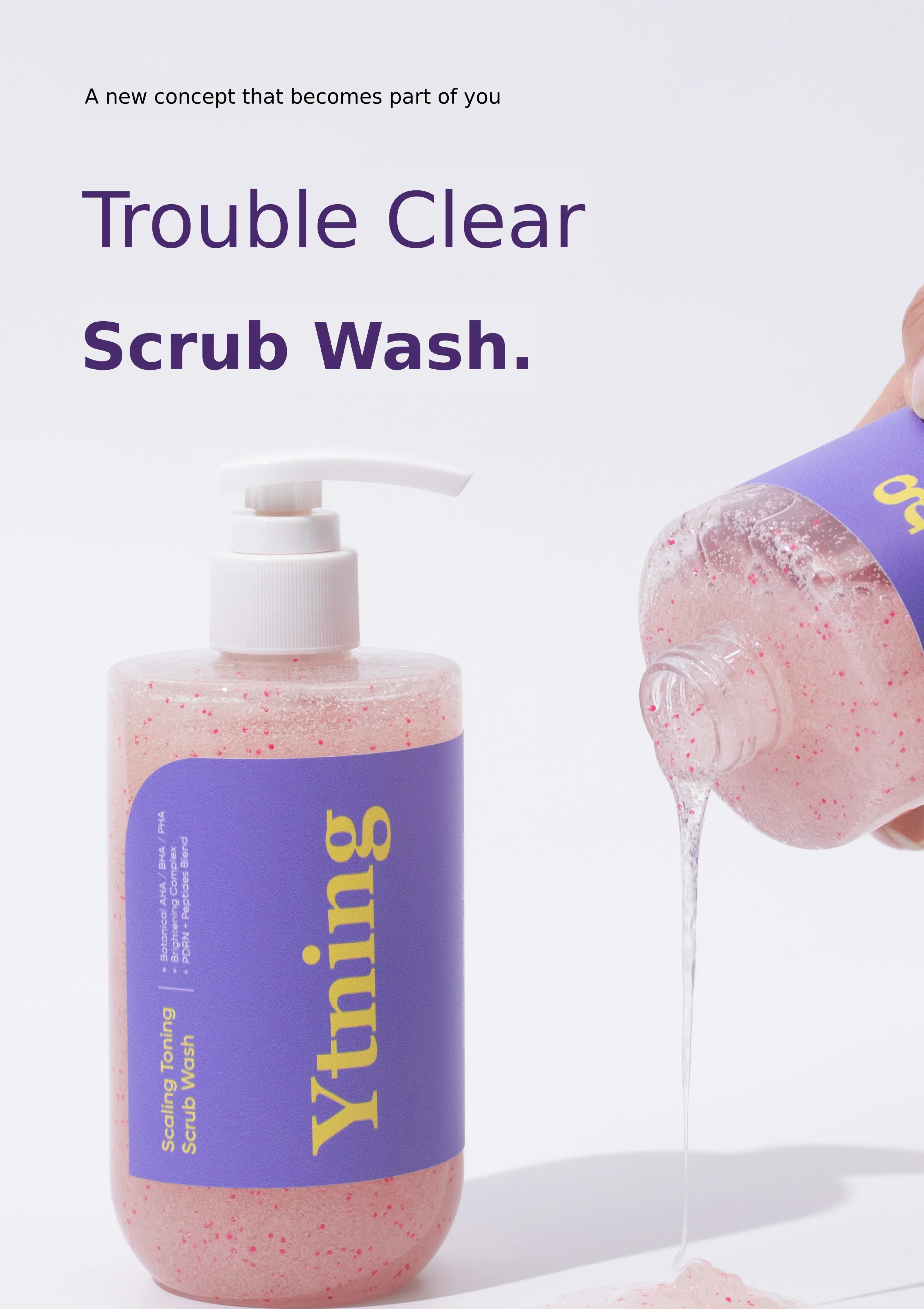 [YTNING]  Scaling Toning Scrub Wash 250ml - Image 3