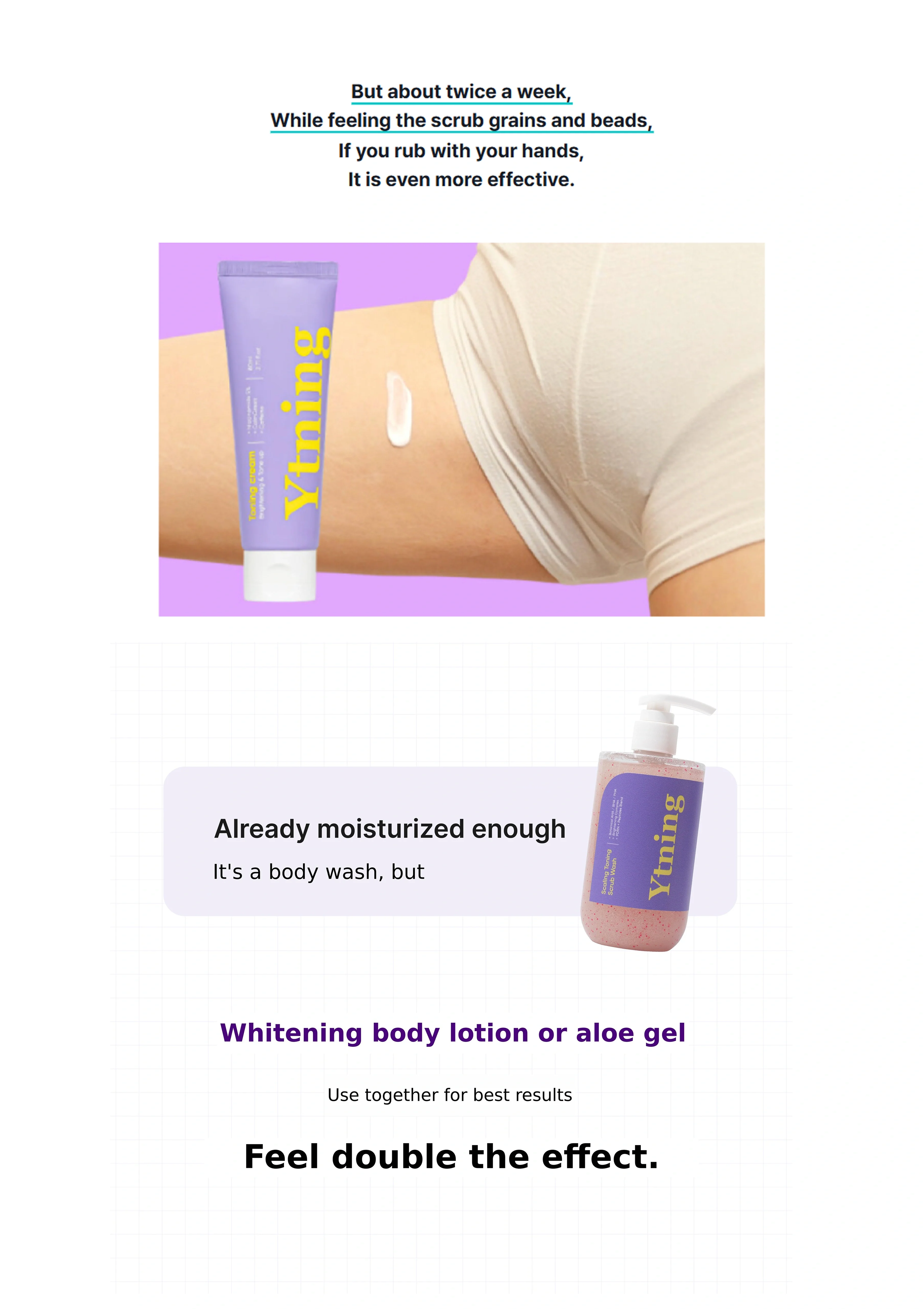 [YTNING]  Scaling Toning Scrub Wash 250ml - Image 34